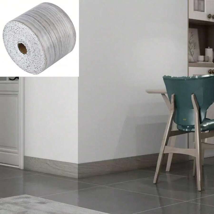 QLOM 196.8 Inch Thick Marble Self-Adhesive Wallpaper, DIY Removable, Waterproof & Moisture-Proof, Suitable For TV Background Wall, Door Frame, Photo Frame, Living Room Wall Decor, Bathroom, Self-Adhesive Wallpaper - A - View 1
