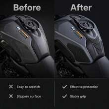 Motorcycle Fuel Tank Anti-Slip Sticker Set, Suitable For MT-07 2021, 2022, 2023, 2024, 3pcs Anti-Slip Rubber Fuel Tank Grip Pads, Motorcycle Accessories/Motorcycle Parts, Practical Motorcycle Accessories, Reduce Fuel Tank Wear - MT07 - View 4