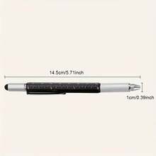 2pcs 6-In-1 Pocket Multi Tool Pen, Level Ruler Precision Screwdriver Stylus Pen, Portable EDC Gadget For Phone Repair, DIY, Office, Home Use - Multi-color - View 7