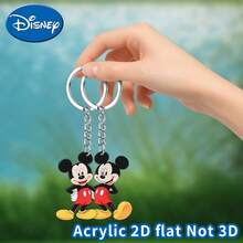 2pcs Disney New Material, Playful Mickey Mouse, Keychain Pendant, Key Ring, Halloween Holiday Gift Decoration Keychain, Car Keychain, Key Chain Backpack Wallet Keychain, Christmas Holiday Party Gift, Cute Keychain, Women's Keychain, Key Chain, Keychain Pendant, Women's Car Accessories, Back To School, Mexico - Multicolor - View 9