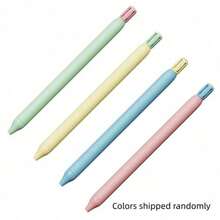 Flower Head Creative Retractable 0.5mm Black Neutral Pen, Flower-Shaped, Fun Writing, Simple Healing Style, Suitable For Adult Writing, Note-Taking, Journaling, Art Enthusiasts - Multicolor - View 9