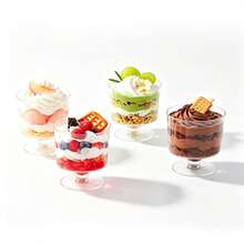 1-100pcs Mini 60ml Dessert Cups (Tasting Cups, Small Size, Slightly Thinner. Please Confirm Before Purchase!) - Perfect For Pudding And Appetizers - Ideal For Weddings, Parties, Events, Christmas, Halloween, Hand Wash Only, Event Tableware, Reusable Cups, Dessert Cups - View 7