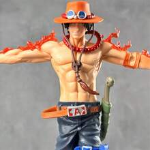 bandai Figur One Piece, Model Figur Anime Ace Lengan Silang Punggung Siku Putih - MultiWarna - View 3