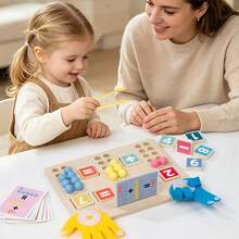 2-In-1 Educational Arithmetic Bead Slider Finger Calculation Toy, Focus And Patience Training, Addition And Subtraction Balance Training, Wooden Math Learning Toy, Holiday Gift - Multicolor - View 11