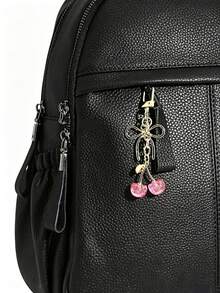 4pcs Handbag Charms, Cute Cherry Bow Keychain Wallet Accessories Pendant - Multicolor - View 7