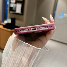 Magnetic Skin-Feel Phone Case Compatible With IPhone 11 12 13 14 15 16 Pro Max 17 17 Pro Max 18 18 Pro Max - Cherry Red - View 5