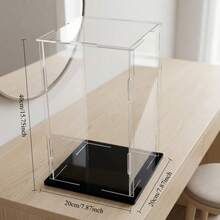 1PC Luxury Transparent Acrylic Display Box - High Transparency Modular Display Case - Multi-Layer High Transparency Acrylic Storage Display Box - Figurine/Collectible Storage Display Box - Acrylic Display Box - View 5