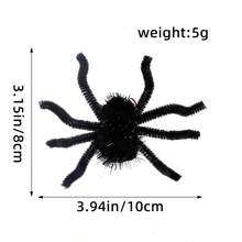 1pc/Halloween Spider Hair Clip Ghost Festival Adult Party Decoration Prop Funny Spider Hair Accessory - Multicolor - View 7