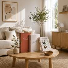3pcs Nordic Exquisite Faux Decorative Book Set, Home Desktop Decoration Faux Books, Used For Home Decor, Elegant Coffee Table And Bookshelf Styling, Photography Scene Props - 3pcs - View 4