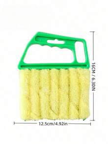 1pc Reusable Window And Blind Cleaning Brush With Washable Dust-Proof Brush Head - Easily Clean Blinds, Vents, Blind Slats And Narrow Spaces, Machine Washable, Suitable For Home, Bathroom And Kitchen Surfaces - Multicolor - View 8