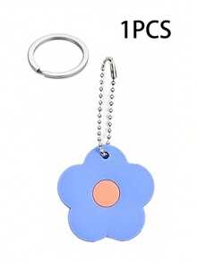 5/1pc Cute Flower Key Cover, Contrast Color Design, Cute Floral Cartoon Silicone Key Cover, Decorative Key Identification Protection Cover, Women's Keychain Accessory, Small Gift For Sisters, Lovers, Friends, Perfect Gift For Her - View 16
