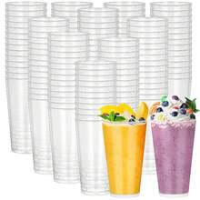 10PCS/50PCS/100PCS 100ml Transparent Cups For Pudding, Jelly, Ice Cream, Dessert, Transparent Pudding Cups, Party, Wedding, Catering, Food Container, Mini Dessert, Restaurant Mini Cups, Suitable For Party, Wedding, Catering, Ice Cream, Pudding And Food Container, Kitchen Supplies - Transparent - View 11