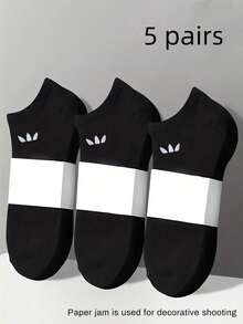 Unisex Short Invisible Socks (30/20/15/10/5/1 Pairs), Multi-Color Cartoon Style, Breathable Moisture-Wicking, Soft & Comfortable, All-Season Wear, Suitable For Various Occasions, Random Shipment - Multicolor - View 17