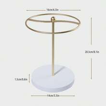1pc Minimalist Metal Jewelry Stand Headband Holder, Perfect For Displaying Headbands, Bracelets, Necklaces, Watches And Other Accessories. Vanity Decor, Organization, Jewelry Storage Rack, Accessory Holder - Multicolor - View 14