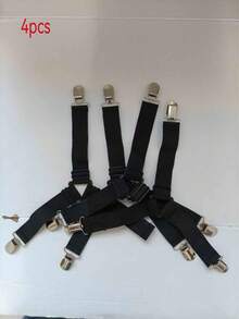4/8pcs Adjustable Bed Sheet Clips, Metal Non-Slip Fasteners For Sofa Covers, Tablecloths, Tents, Durable Easy-To-Install Bed Sheet Clips, Home Bedroom Bedding Accessories - A - View 14