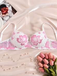 Bộ 3 áo ngực nữ nâng ngực chống trượt đúc đục thêu ren thanh lịch - Nhiều màu - Xem 2