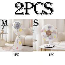 4/2/1pc Electric Fan Dust Cover, Full Coverage Protective Cover For Seasonal Storage, Washable And Reusable, High Elasticity Protective Cover, Multi-Functional Protective Cover, Seasonal Storage Cover, Essential Home Item, Seasonal Gift - Multicolor - View 13