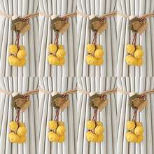 Handmade Fabric Cherry Curtain Tieback Rope, Cute Fruit Shape Window Curtain Holdback, Decorative Curtain Tie For Bedroom, Living Room, Farmhouse Home Window Decoration - Hawthorn Flower Lace-up - View 34