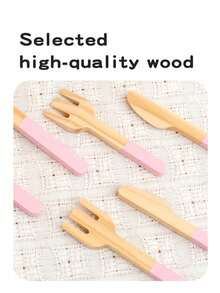 Children's Wooden Pretend Play Kitchen Utensils Educational Toy For Boys And Girls - Many - View 12