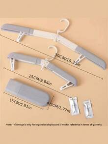 2/1pc Multifunctional Folding Travel Clothes Hanger, Portable Drying Rack, Suitable For Business Travel, Compact Folding Hanger, Suitable For Home, Dorm, Camping, Cruise, Travel Essential, Space-Saving, Ideal Gift For Parents On Mother's Day And Father's Day - Multicolor - View 8