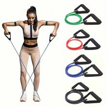 Resistance Bands With Handles, Door Anchor Exercise Tubes For Strength Training - Super Stretch - View 2