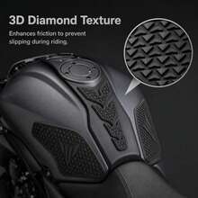 Motorcycle Fuel Tank Anti-Slip Sticker Set, Suitable For MT-07 2021, 2022, 2023, 2024, 3pcs Anti-Slip Rubber Fuel Tank Grip Pads, Motorcycle Accessories/Motorcycle Parts, Practical Motorcycle Accessories, Reduce Fuel Tank Wear - MT07 - View 3