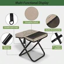 Outdoor Backpack Folding Stool Pencil Case Stool Portable Simple Camping Gear Crossbody Bag Stool Sports Folding Chair Handbag - Multicolor - View 1