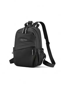 Minimalist Army Green Convertible Sling Backpack, Small Multi-Pocket Nylon Chest Bag Lightweight Crossbody Daypack For Men Daily Outdoor Use - Multicolor - View 7