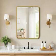 Bathroom Mirrors - Black - View 1
