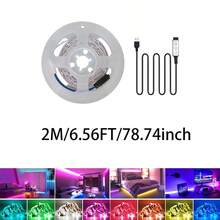 1pc USB 5V RGB LED Strip Lights, 3-Key Inline Controller, Self-Adhesive, Cuttable, Multi-Mode Color Changing LED Light, For TV Backlight, Bedroom, Gaming Room, Holiday & Party Decor - 3Key RGB - View 10