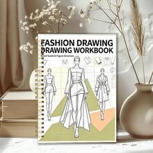 Fashion Sketchbook - Professional Fashion Sketch Notebook, Design Clothes Like Professional Designers And Illustrators, High-Quality Paper, Multiple Fashion Figure Templates (Pen Not Included) - Single Piece - View 9