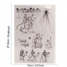 1pc Camel Transparent Silicone Rubber Stamp Vintage Clear Stamp For Card Making DIY Scrapbooking Photo Magazine Album Decoration, Reusable Stamp For Card Making Decoration And DIY Scrapbooking Album Crafts - Stamp - View 7