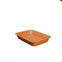 2pcs Multi-Purpose Storage Baskets, Woven-Style Plastic Baskets, Supermarket Display Baskets, Bathroom Clutter Storage Baskets, Jewelry Storage Baskets, Shower Caddy Storage Baskets - Multicolor - View 8