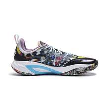 LI-NING WADE DLO 2 Men's Lightweight High Rebound Outdoor Basketball Sneakers ABPW013 - Black/Standard White/Moonlight Grey - View 9