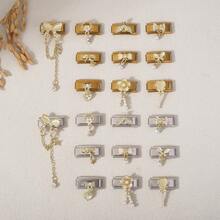 1PC Stainless Steel Italian Modular Bracelet Charm, Enamel Cute Butterfly Heart & Flower Pendant, DIY Bracelet Jewelry Making Supplies - 0.9x2cm Module - View 6