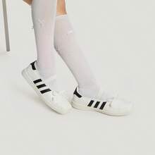 Adidas(ADIDAS) SUPERSTAR SQ BALLET JENNIE Collaboration Ballet Style Square Toe Casual Shoes LB3786 - White - View 3