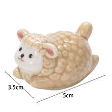 1pc Ceramic Sheep Chopstick Holder, Chopstick Rest, Pen Holder, Home Restaurant Ceramic Decorative Chopstick Rest - View 9