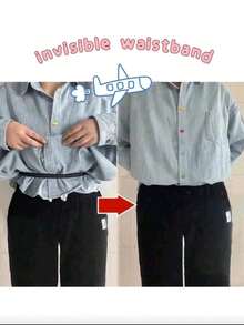 Set 4 Buah (1 Tali + 3 Kancing) Perlengkapan Alat Penyesuaian Kelim dan Pinggang, Cocok untuk Mempersingkat Kelim Tanpa Jahitan dan Memasang Kancing pada Kaos, Sweater, dan Gaun - Beraneka warna - View 6