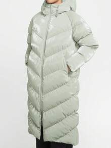 Nike 2024 Winter New Women's Shiny Thick Long Padded Coat FV7828-370 - FV7828-370 - View 2