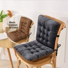 1pc New Double-Sided Seat Cushion, All-Season Integrated Seat + Back Cushion, Long-Sitting Hip Protection Pad, Window Sill Pad, Chair Pad - Double-sided Seat Cushion - View 8