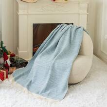 Selimut Lembut Bolak-balik YEUZLI 100% Katun dengan Rumbai, Gaya Boho 49,2 x 70,8 Inci, Penutup Sofa Bertekstur & Selimut Ringan untuk Tidur Siang di Sofa, Tempat Tidur, Ruang Tamu & Dekorasi Rumah, Dapat Digunakan Sepanjang Musim - MultiWarna - View 8