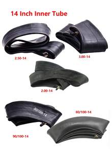14 Inch 3.00-14 80/100-14 90/100-14 Inner Tube Compatible With, Suitable For 125cc 140cc 150cc 160cc Pit Mud Bicycles - A - View 1