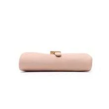 PRETTYZYS 1pc Pink Women's Short Wallet, Solid Color, 2026 New Korean Style Minimalist Fresh Leaf Snap Fold Zipper Multi-Function Card Holder Coin Purse Handbag, Daily Travel, Christmas Gift, Back To School, Valentine's Day Gift, All Season - Pink - View 7