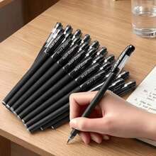 Bộ 12 bút bi ngẫu nhiên, thiết kế rút, nhiều họa tiết, bút in tối giản, phù hợp cho đám cưới, tiệc tùng, sử dụng hàng ngày, quà tặng, quà Valentine hoàn hảo cho bạn bè và gia đình - A - Xem 5