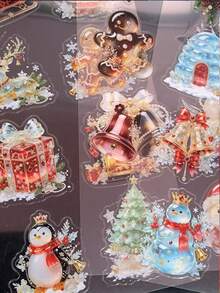 Christmas Story Planner Stickers Suitable For Phone Stickers, Scrapbook, Gift Decoration, Holiday Party DIY Stickers - Christmas Stickers - View 4
