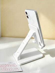 1pc Foldable Desktop Phone Stand, Height Adjustable Portable Phone Holder, Women's Travel Kitchen Essential, Suitable For All Phones - Multiple Styles - View 10
