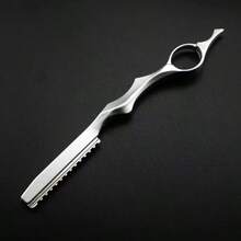 Professional Hair Clipper & Trimmer, Space Aluminum Hair Cutting Tool, Salon Hair Trimming & Styling Tool, Used For Trimming Split Ends, Multi-Purpose Home Hair Styling, Unisex Eyebrow & Facial Shaving Tool - Multicolor - View 11