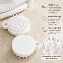 Cat & Dog Bath Brush, Cat Massage Brush, Gentle Pet Brush, Massage Bath Brush, Multi-Function Massage Comb & Cleaning Tool, Massage Comb - Massage Comb Teeth, Suitable For Dogs And Cats, Cat & Dog Grooming Tool, Pet Safety Tool, Pet Supplies - View 4