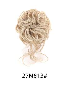 Disheveled Bun Hairstyle, Various Color Elastic Hair Clips, Suitable For Women, Applicable For Halloween, Music Festivals, And Daily Outings - Multicolor - View 10