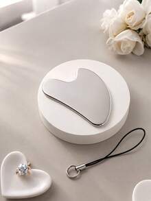 Portable Gua Sha Board Heart Shaped Massager For Men And Women Washable Massage Tool For Travel Fall Home Decor Wedding Room Dorm Camping Birthday Gift Travel Daily Outdoor Back To School Essential Accessory - Multicolor - View 6